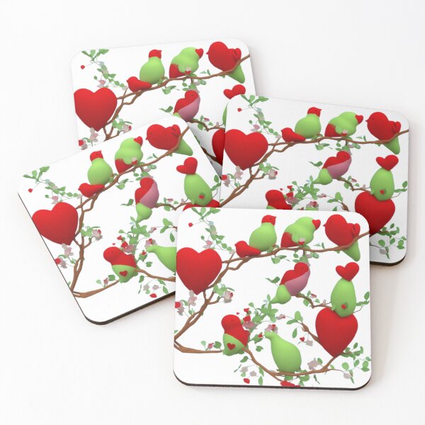 Item preview, love birds designed and sold by Modish-Market.