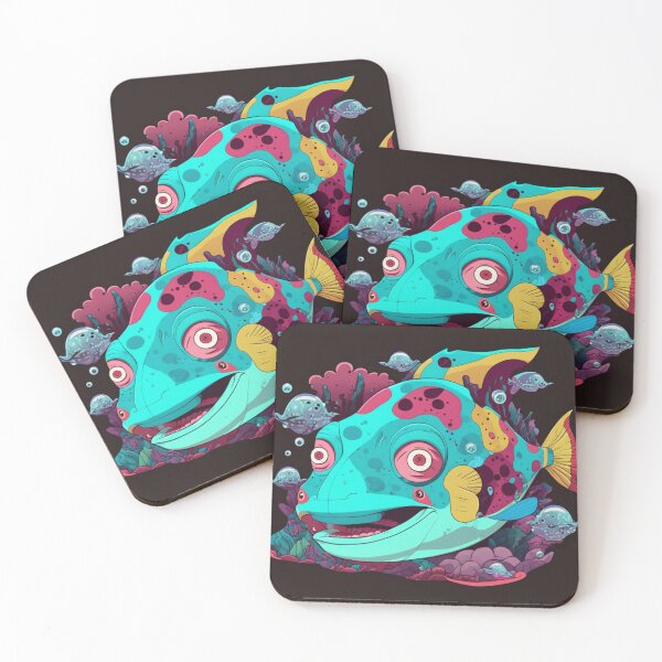 Item preview, Bruxish, the Colorful Psychic Fish in murky waters! designed and sold by Frocentric.