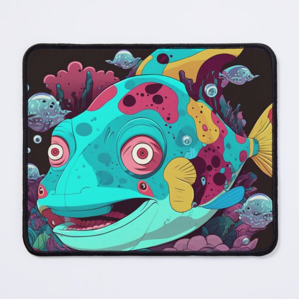 Item preview, Bruxish, the Colorful Psychic Fish in murky waters! designed and sold by Frocentric.