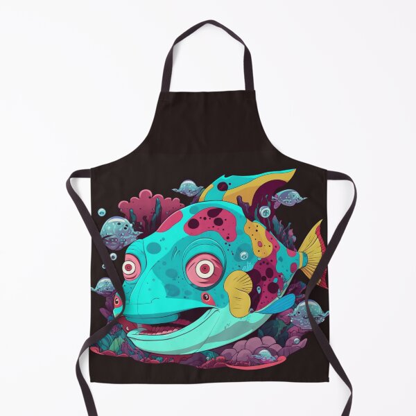 Item preview, Bruxish, the Colorful Psychic Fish in murky waters! designed and sold by Frocentric.