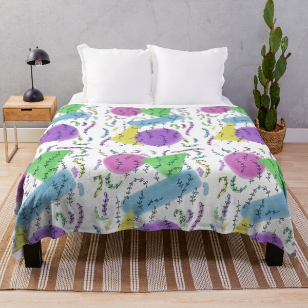 Item preview, Colorful Cheerful Funny Shapes Foliage Abastract designed and sold by pink-clara.