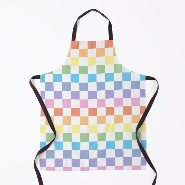Item preview, Bright pastel rainbow checkerboard designed and sold by LittleBettyMakes.