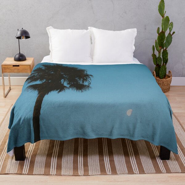 Item preview, California Palm Tree at Night under the Moon V2 designed and sold by Family Journey with God.