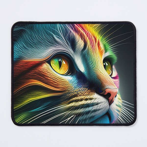 Item preview, cat rainbow art numérique designed and sold by wanado.