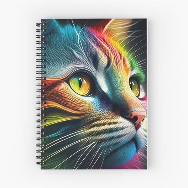 Item preview, cat rainbow art numérique designed and sold by wanado.