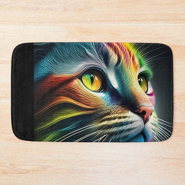 Item preview, cat rainbow art numérique designed and sold by wanado.