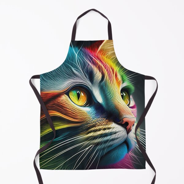 Item preview, cat rainbow art numérique designed and sold by wanado.