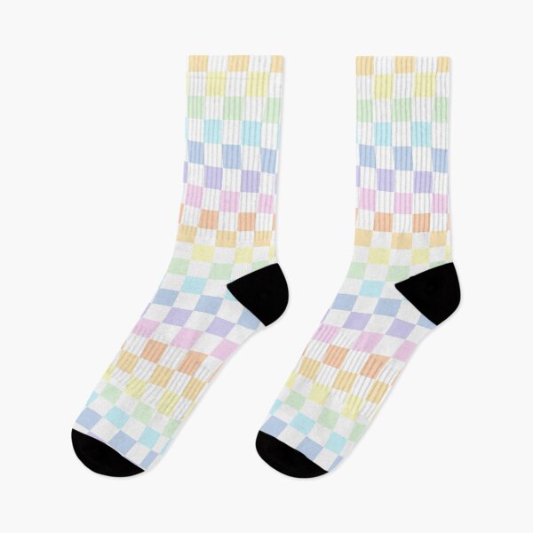 Item preview, Pastel rainbow checkerboard designed and sold by LittleBettyMakes.
