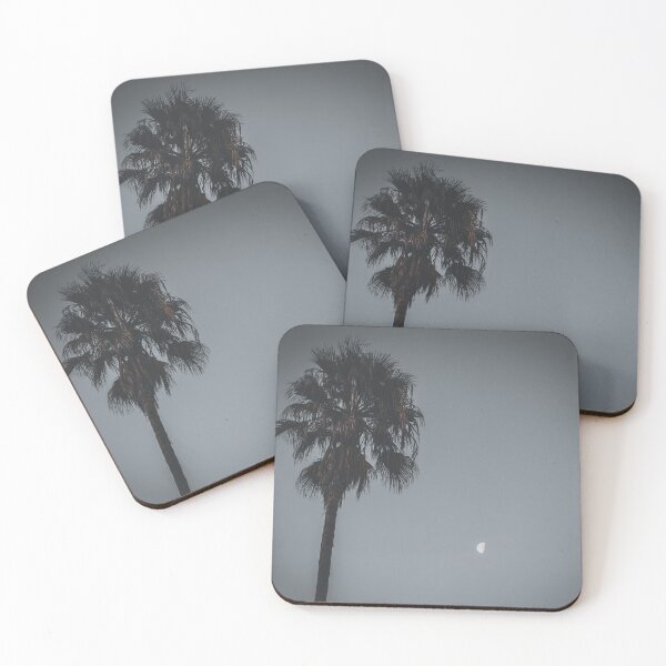 Item preview, California Palm Tree at Night under the Moon V3 designed and sold by Family Journey with God.