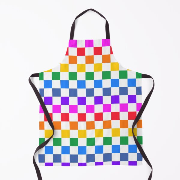 Item preview, Bright rainbow checkerboard designed and sold by LittleBettyMakes.