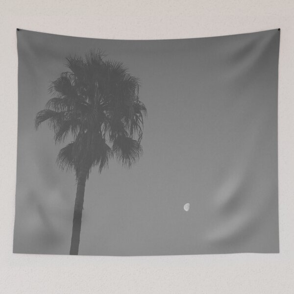 Item preview, California Palm Tree at Night under the Moon V4 designed and sold by Family Journey with God.