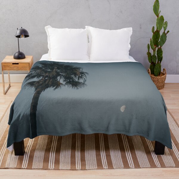 Item preview, California Palm Tree at Night under the Moon V5 designed and sold by Family Journey with God.