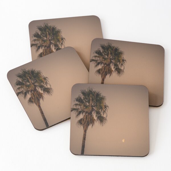 Item preview, California Palm Tree at Night under the Moon V6 designed and sold by Family Journey with God.