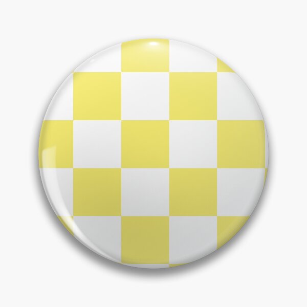 Item preview, Yellow and white checkerboard print designed and sold by LittleBettyMakes.