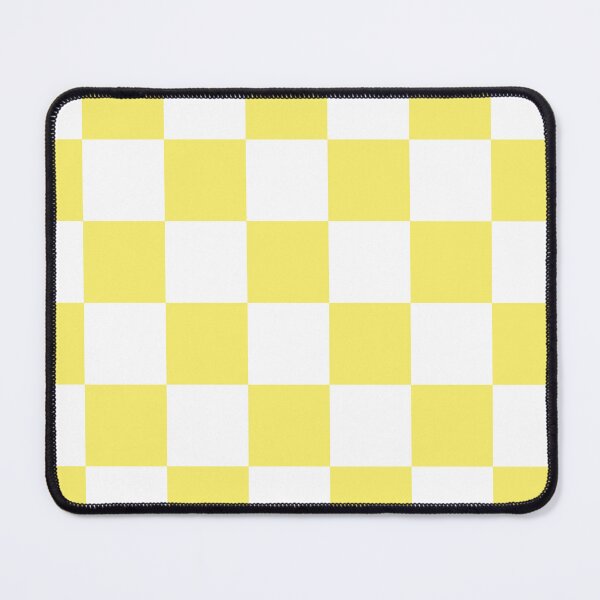 Item preview, Yellow and white checkerboard print designed and sold by LittleBettyMakes.