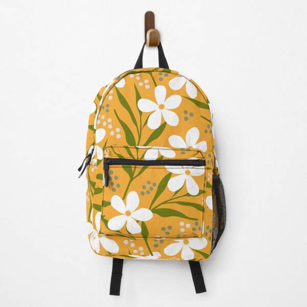 Item preview, Floral seamless pattern on orange background. designed and sold by Jayjaynaenae.