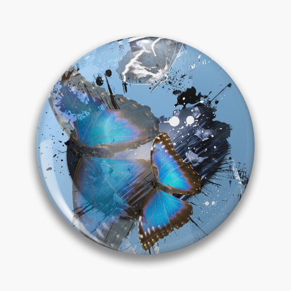 Item preview, Flight of butterflies on silver moon night, beautiful illustration in abstract and modern concept designed and sold by Malogue.