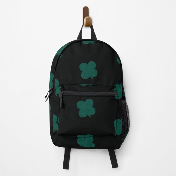 Item preview,  Trébol de cuatro hojas de la suerte verde esmeralda Negro BG Día de San Patricio Suerte irlandesa designed and sold by kattakitty.