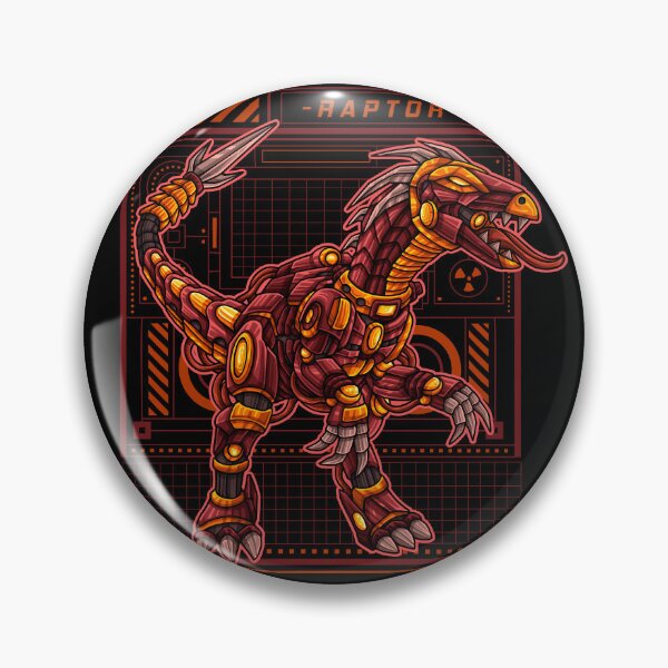 Item preview, RED RAPTOR DINOBOT designed and sold by startwork23.