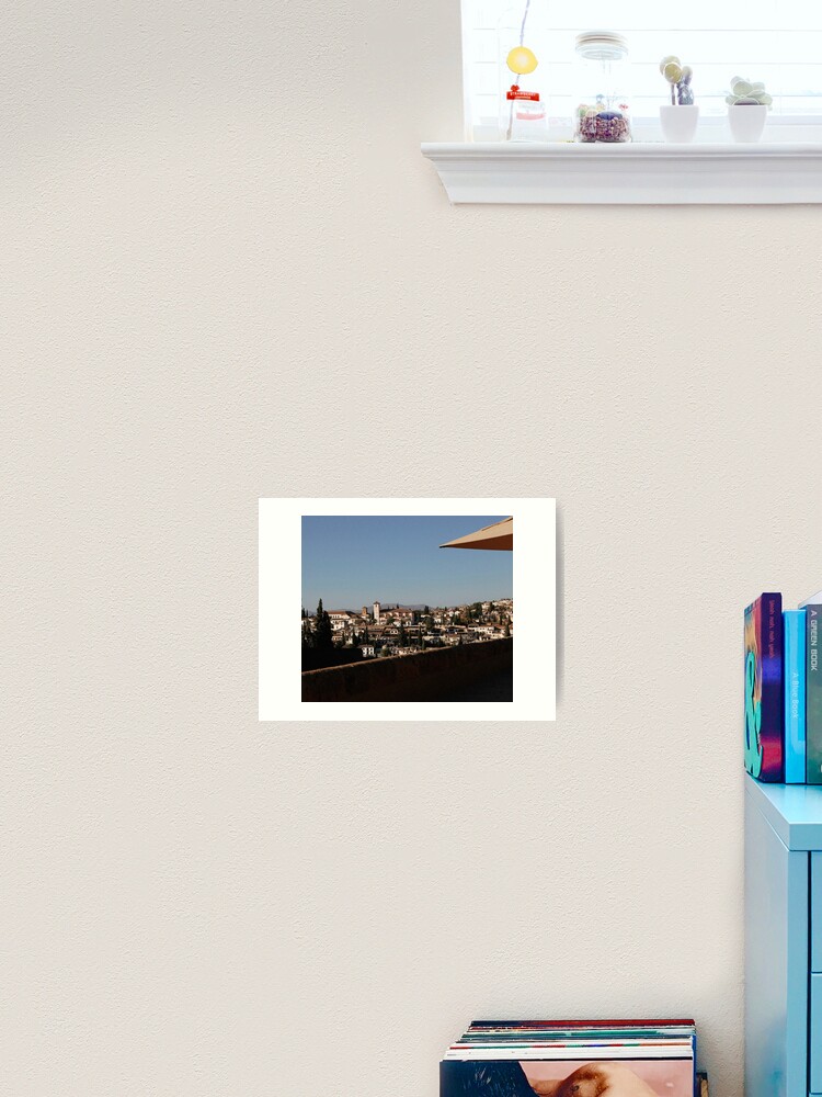 Thumbnail 1 of 3, Art Print, View of Albaicín designed and sold by theworldwithmnr.