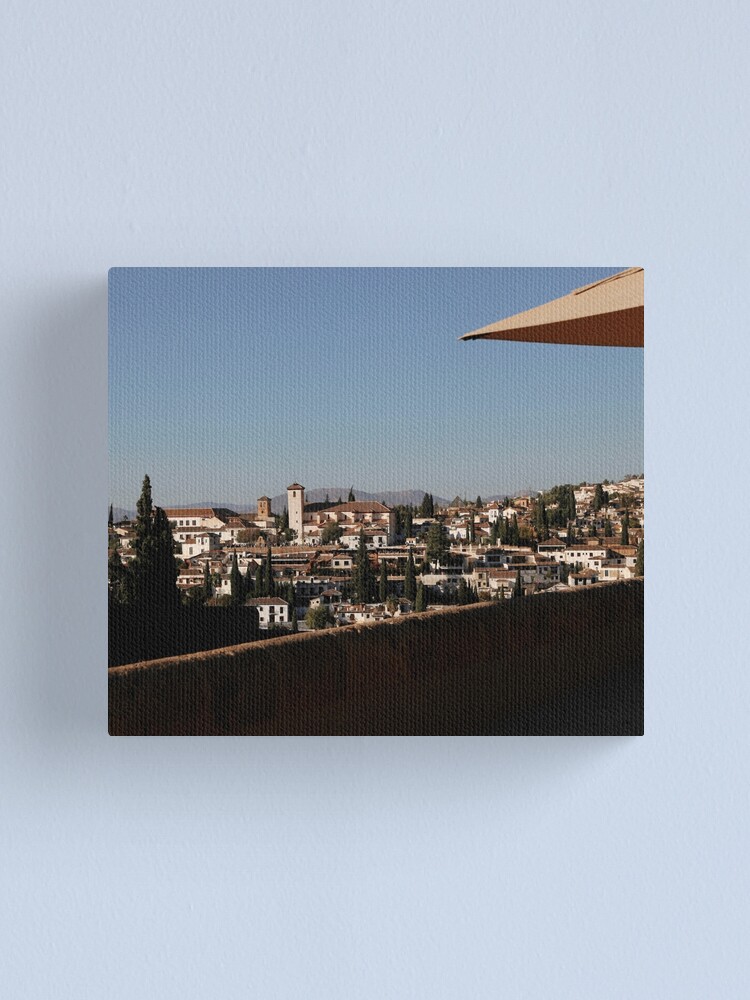 Thumbnail 1 of 3, Canvas Print, View of Albaicín designed and sold by theworldwithmnr.