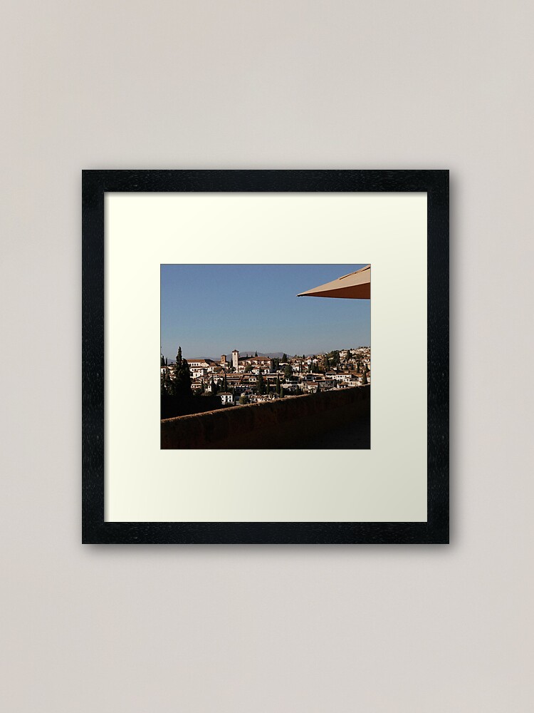 Thumbnail 2 of 7, Framed Art Print, View of Albaicín designed and sold by theworldwithmnr.