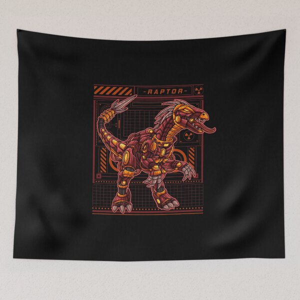Item preview, RED RAPTOR DINOBOT designed and sold by startwork23.
