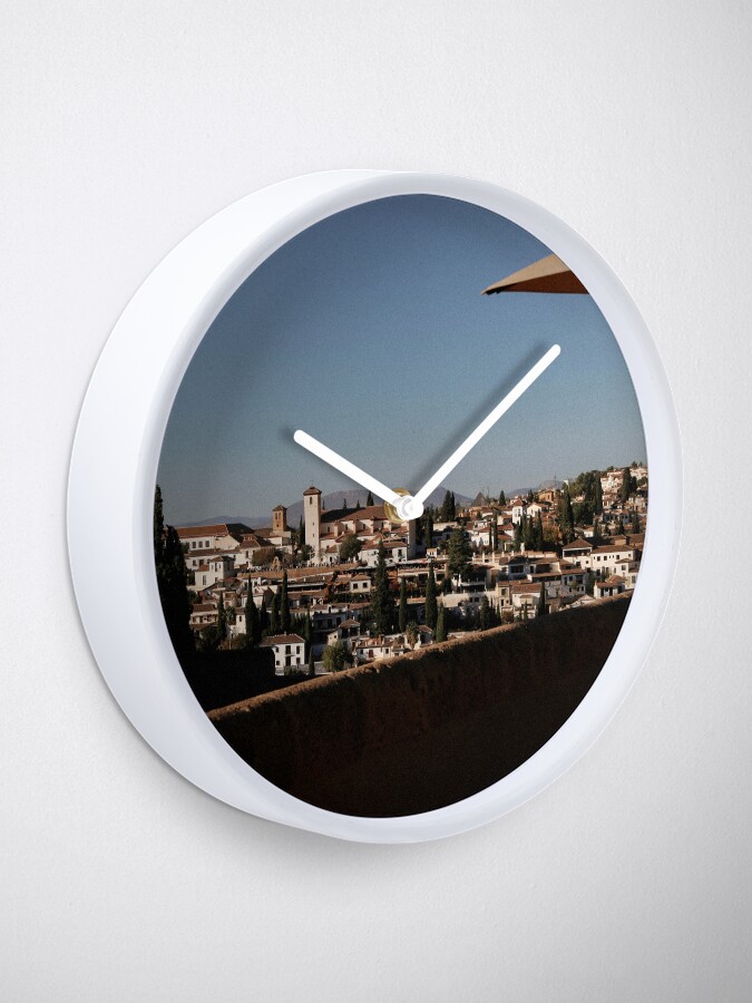 Thumbnail 2 of 4, Clock, View of Albaicín designed and sold by theworldwithmnr.