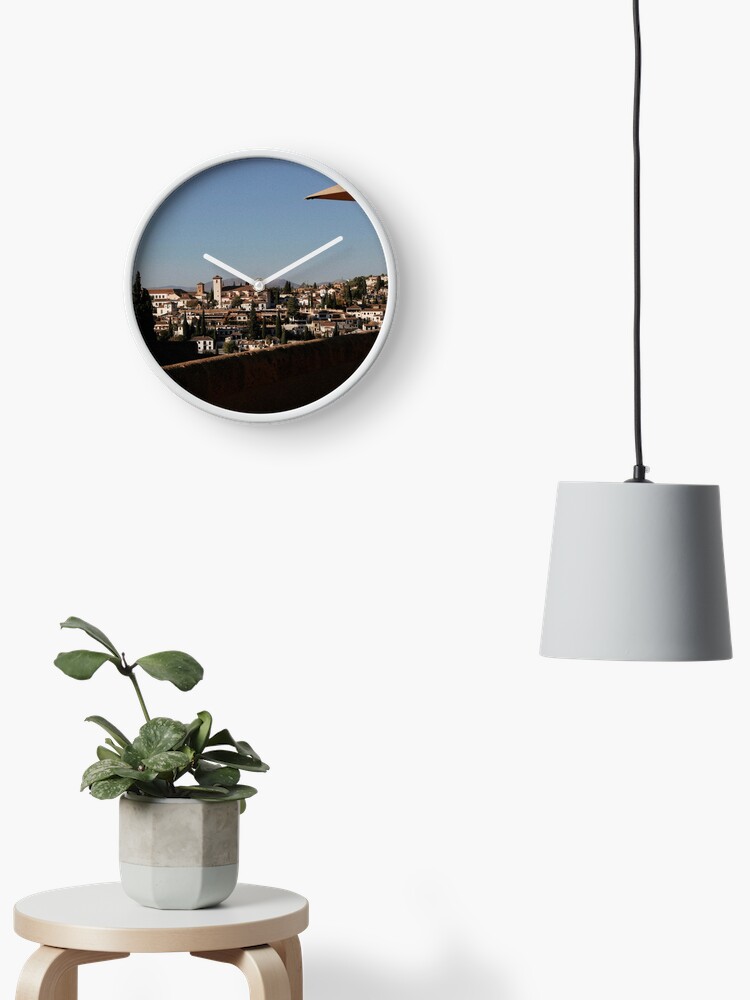 Thumbnail 1 of 4, Clock, View of Albaicín designed and sold by theworldwithmnr.