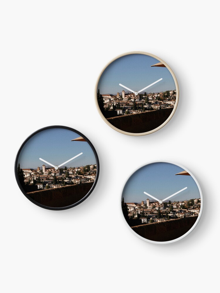 Thumbnail 3 of 4, Clock, View of Albaicín designed and sold by theworldwithmnr.