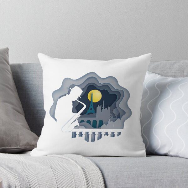 Item preview, Paris, music and a sax equals love in the air designed and sold by ThundRDownunder.