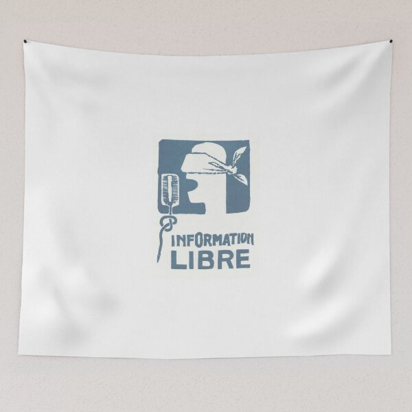 Item preview, "Information Libre" May '68 Situationist Poster designed and sold by FightCommodity.