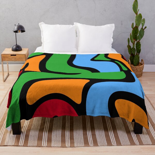Item preview, 70 S Groovy Wavy Swirl Lines designed and sold by TheCatmeow2000.
