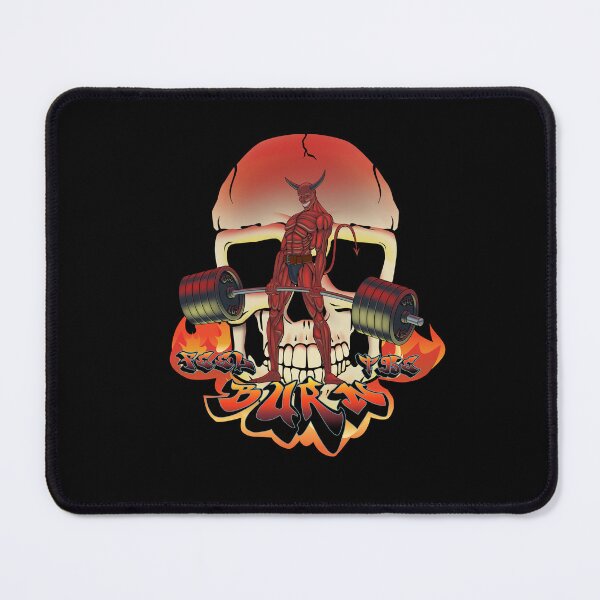 Item preview, Devil deadlift and skull gym humor designed and sold by Caummon Thread.