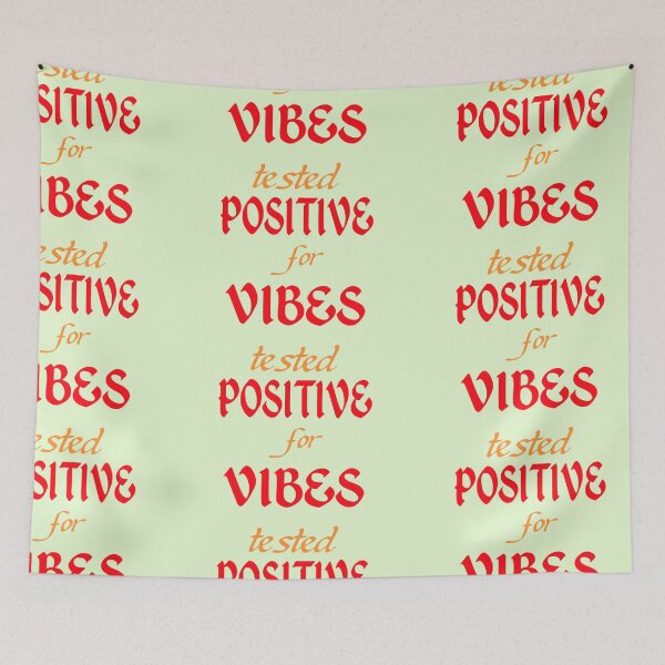 Item preview, Positive Vibes Typograghy designed and sold by DTEH.