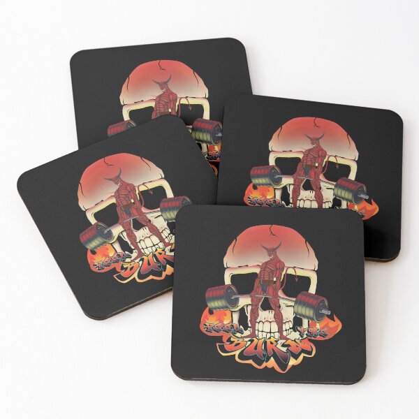 Item preview, Devil deadlift and skull gym humor designed and sold by Caummon Thread.