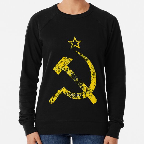 Item preview, Russian Soviet flag Hammer and Sickle gift vintage distressed look. designed and sold by LauraMiller6.
