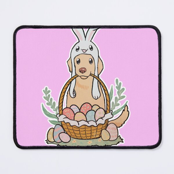 Item preview, Happy Easter from Golden Retriever! | Cute Golden Retriever Easter designed and sold by Golden Turtle Studio.