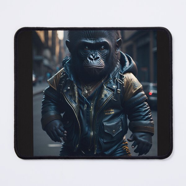 Item preview, futuristic baby gangster gorilla designed and sold by Grimspencilart.