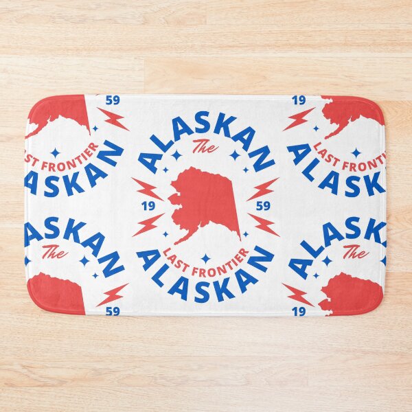 Item preview, Alaskan - Alaska State Map Badge - The Last Frontier designed and sold by Ranggasme.