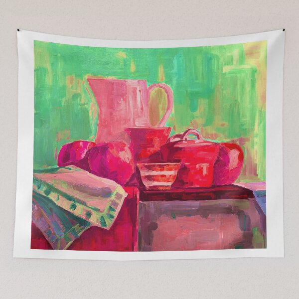 Item preview, Still Life Painting "Snacks and Tea" V2.0 designed and sold by TTG12345.