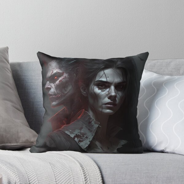 Item preview, Mystical Woman with Vampire: Gothic Fantasy Art designed and sold by DaydreamDepot.