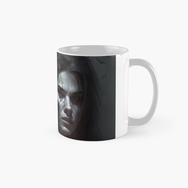 Item preview, Mystical Woman with Vampire: Gothic Fantasy Art designed and sold by DaydreamDepot.