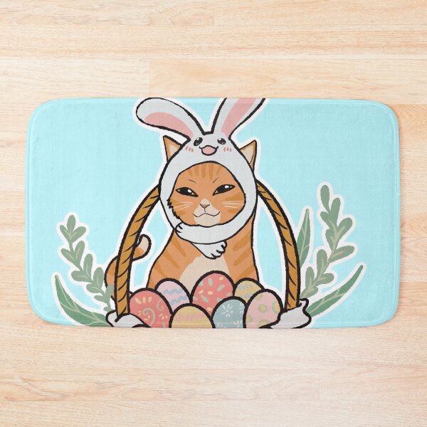 Item preview, Happy Easter from Cheese Cat! | Cute Orange Cat Easter designed and sold by Golden Turtle Studio.