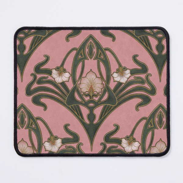 Item preview, Pink Art Nouveau Wallpaper designed and sold by GildedMagnolia.