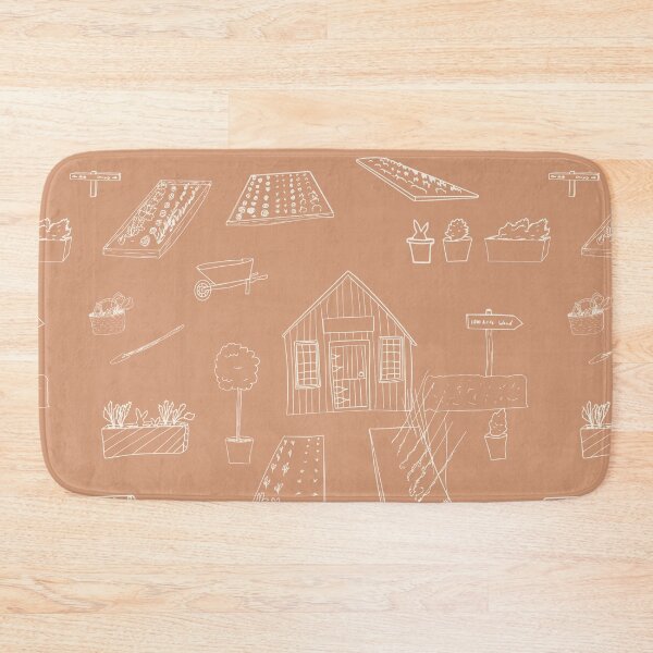 Item preview, Garden toile, vintage victorian walled garden designed and sold by sassykea.