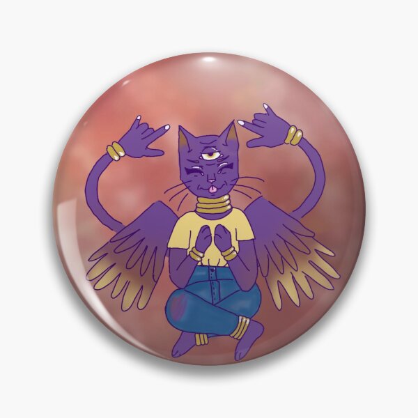 Item preview, Cute Kitty with 3rd Eye designed and sold by FrostyRedhots.