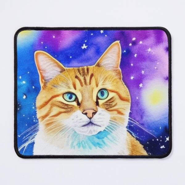 Item preview, Artistic Cat in Beautiful Galaxy Space designed and sold by ArtisticAllure1.