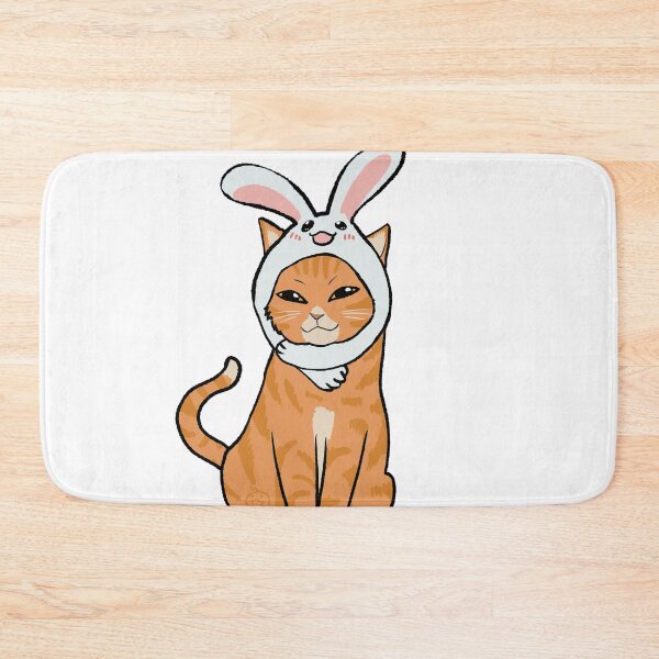 Item preview, Cheese cat with Bunny ear | Bunny ear cat designed and sold by Golden Turtle Studio.