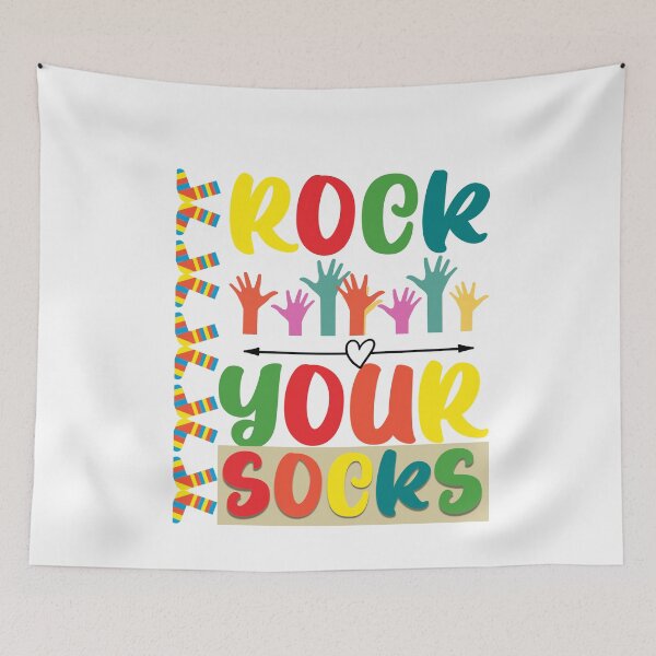 Item preview, Down Syndrome Awareness Rock Your Socks designed and sold by LadyHustle.